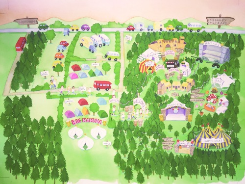 Big Kahuna Festival map