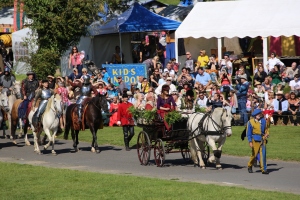 England's medeival festival parade